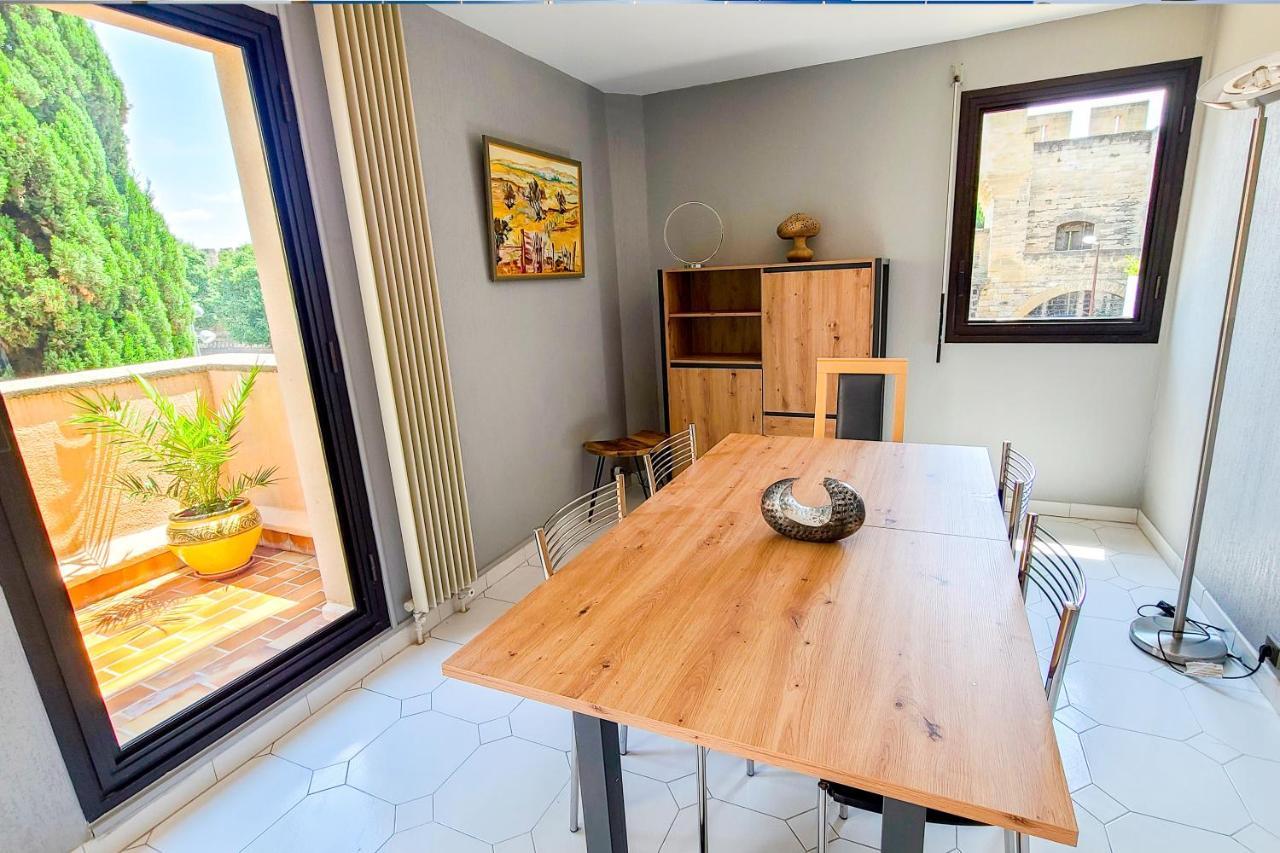 Appartement Regard Sur Les Remparts - Terrasse & Parking à Avignon Extérieur photo